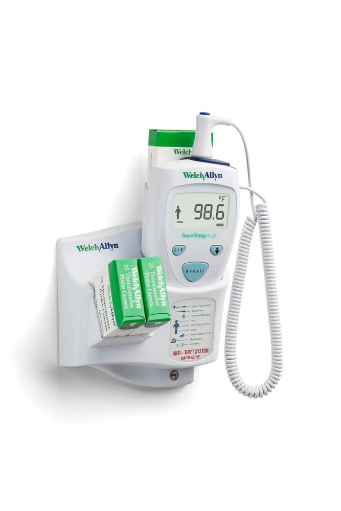 Welch SureTemp Plus 690 Digital Thermometer, Dual Scale, Oral Probe