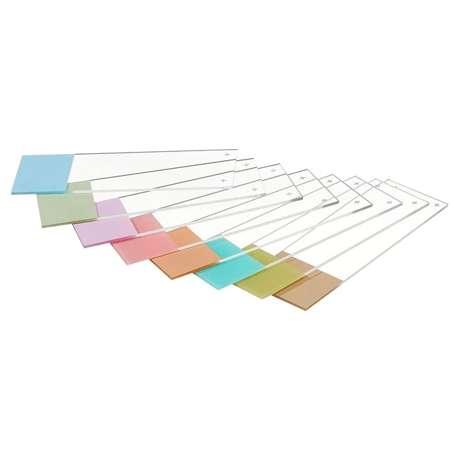 ColorFrost Plus Frosted Microscope Slides, 3x1", Green, 144/Box