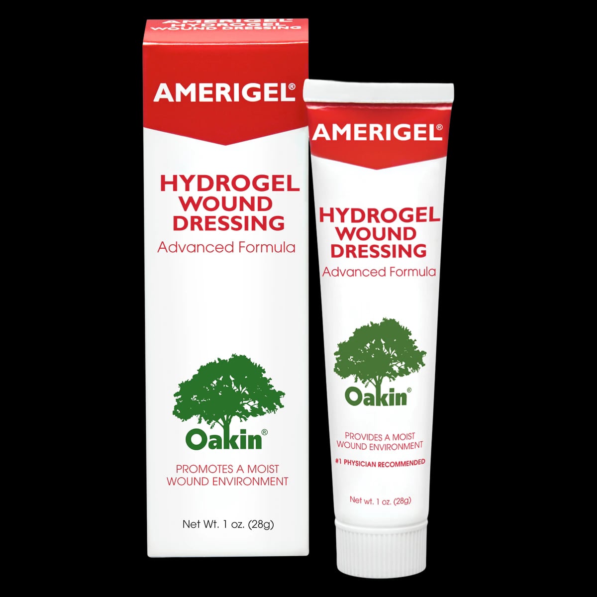 Amerigel Wound Dressing Hydrogel, Non-Sterile Tube, 1 oz, White