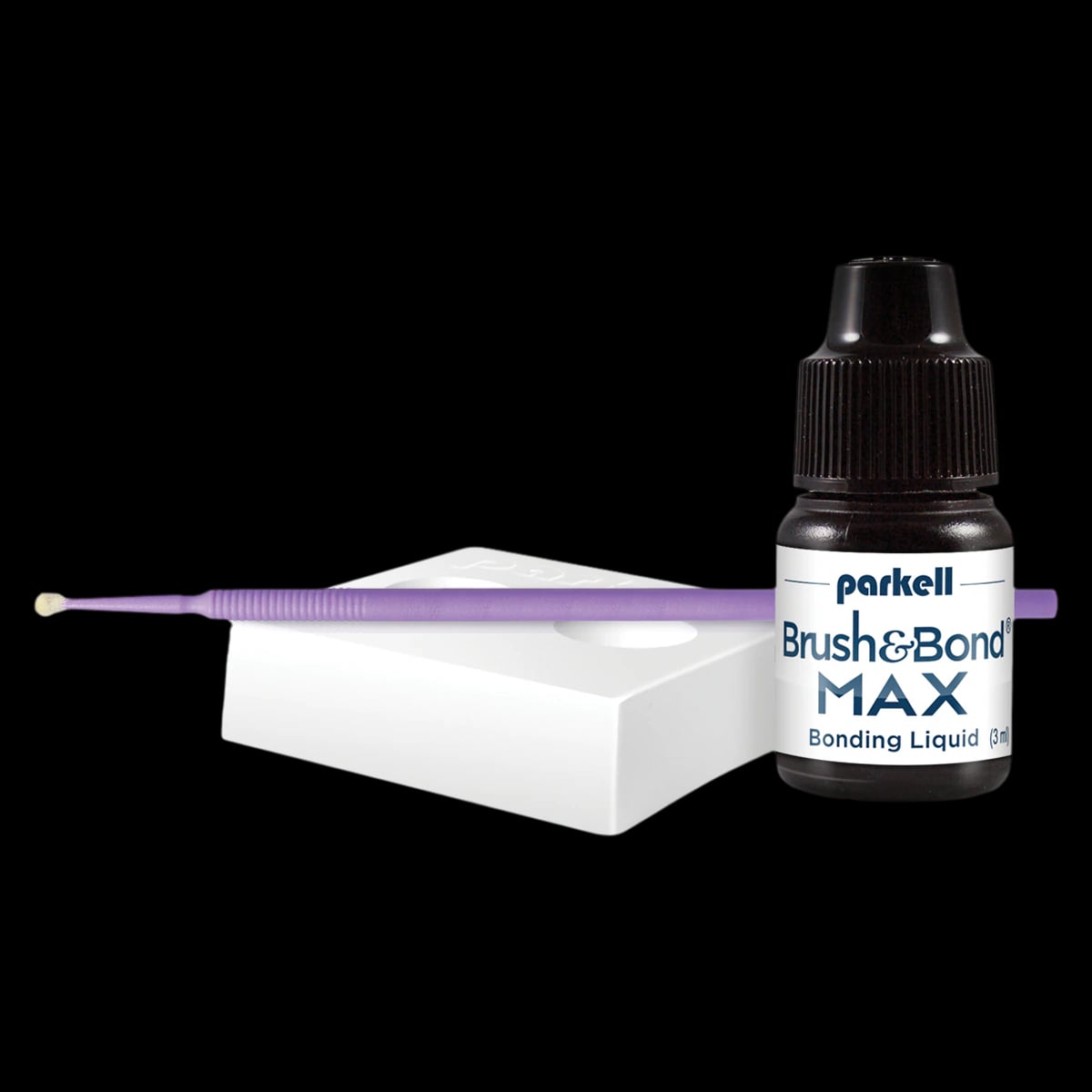 Brush&Bond MAX® Kit, Single-Component Dental Bonding Agent, 3 mL Bottle with 100 Activator Brushes and Mixing Well, S220