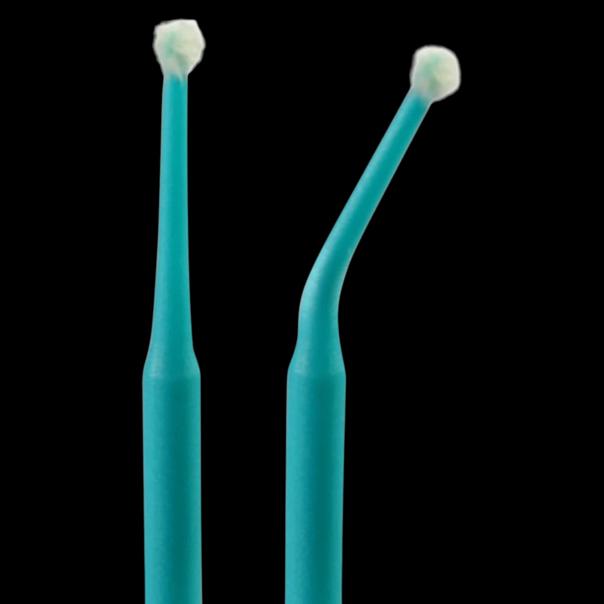 Amalgambond Plus Adjustable Precision Applicator Brushes, Bendable, Teal, Regular, 200/Pk