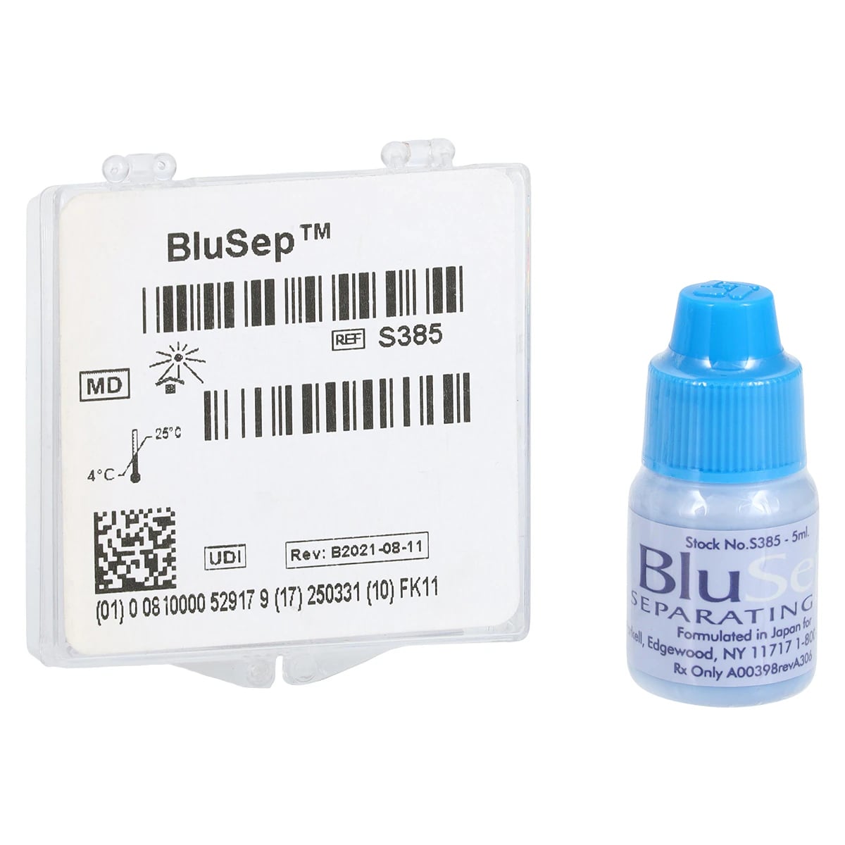 BluSep Brush-On Separating Film, 5 mL Bottle, Blue, S385