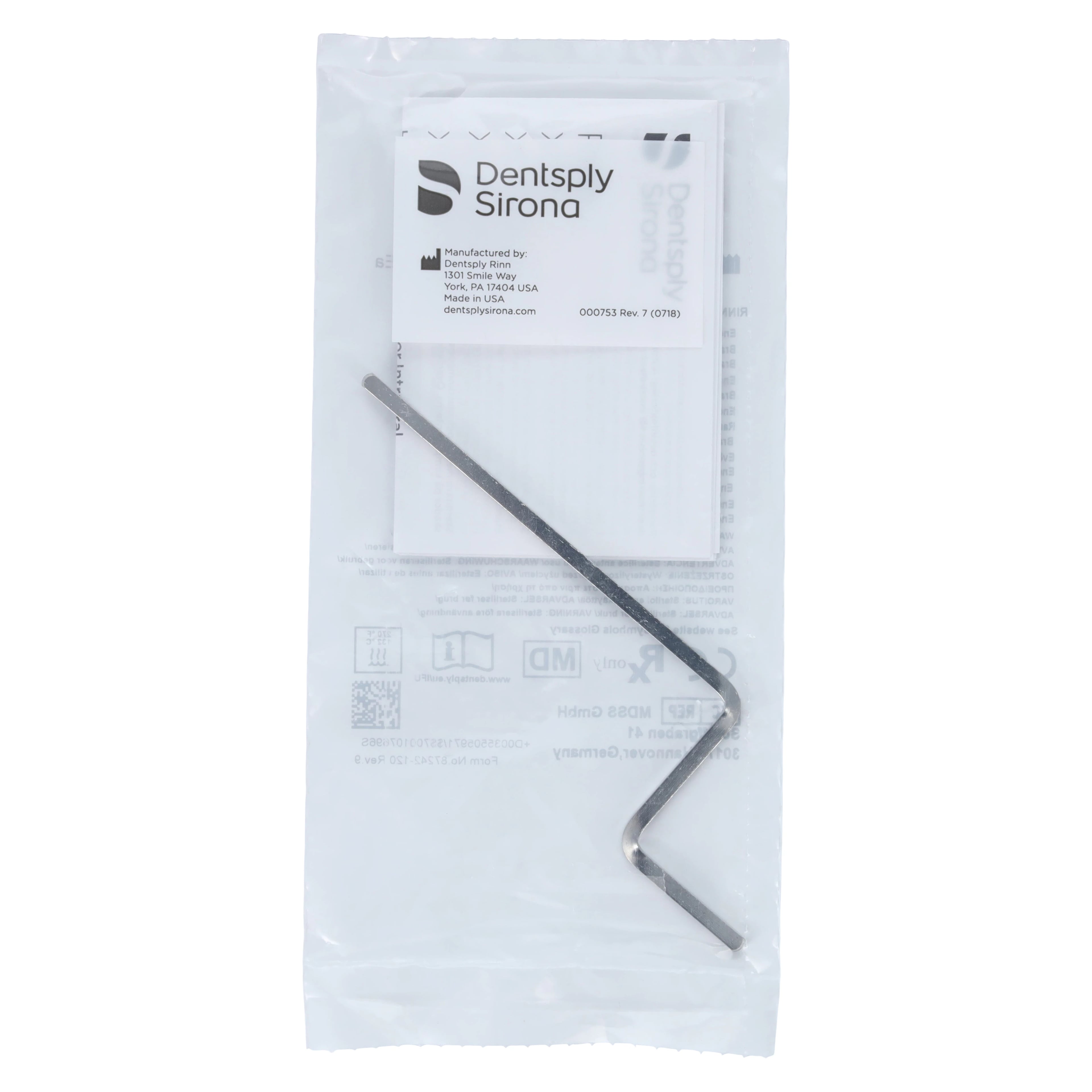 Dentsply Sirona Rinn XCP Endodontic Positioning Arm, No Pins, Green, 1/Pk, 55-0597