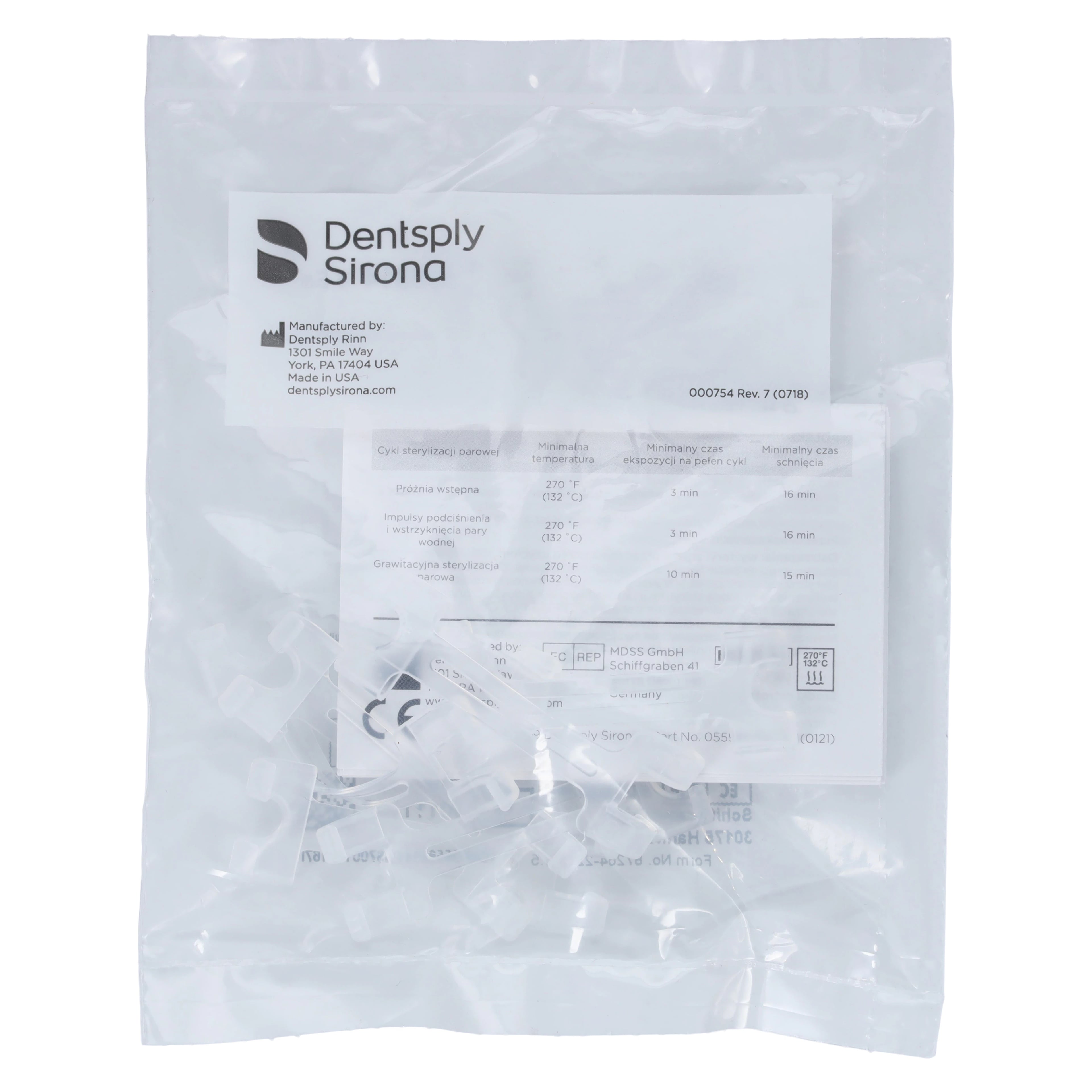 XCP-DS FIT Long Replacement Silicone Band, White, 6/Pack, 559914