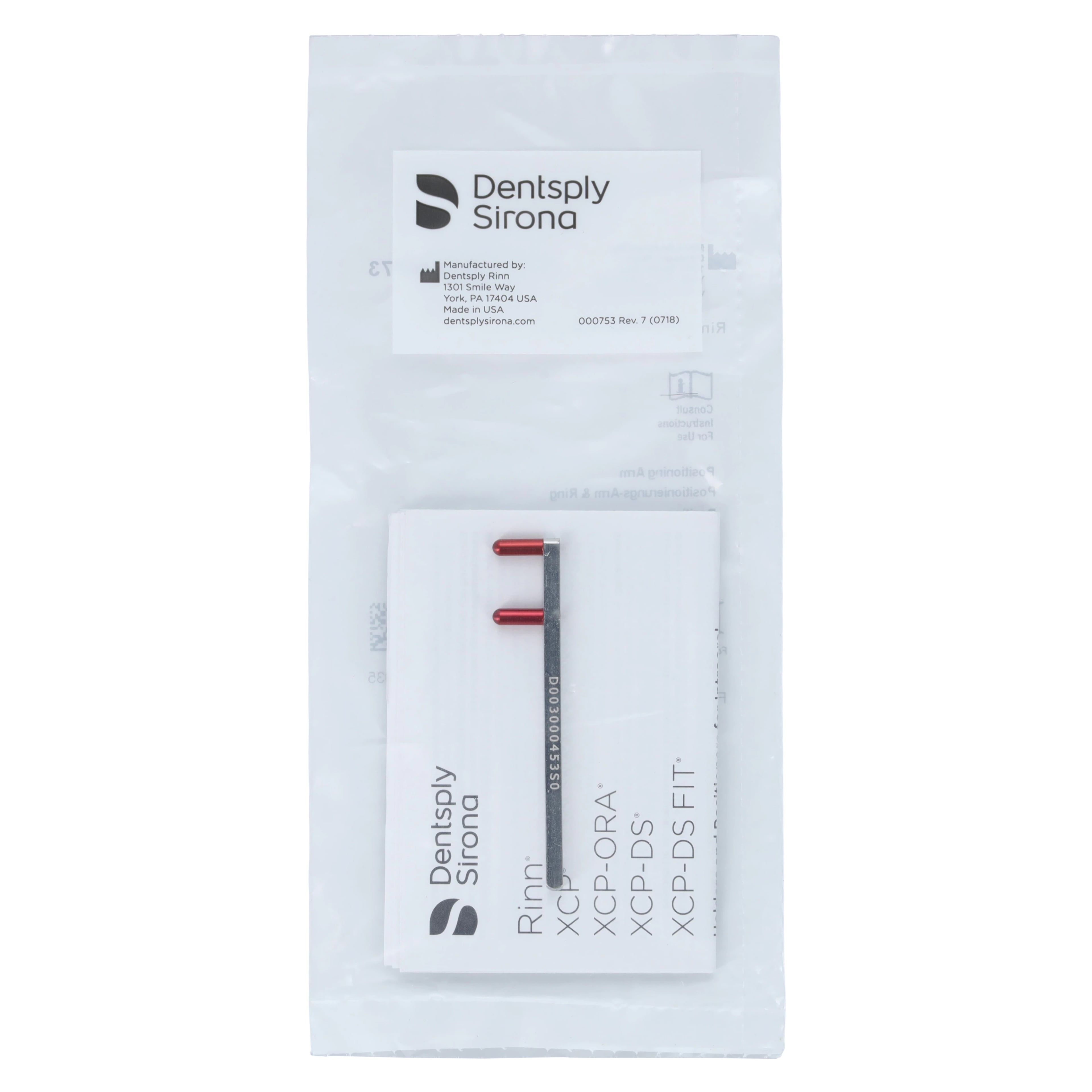 XCP Short Indicator Arm - Bitewing, Red, 54-0873