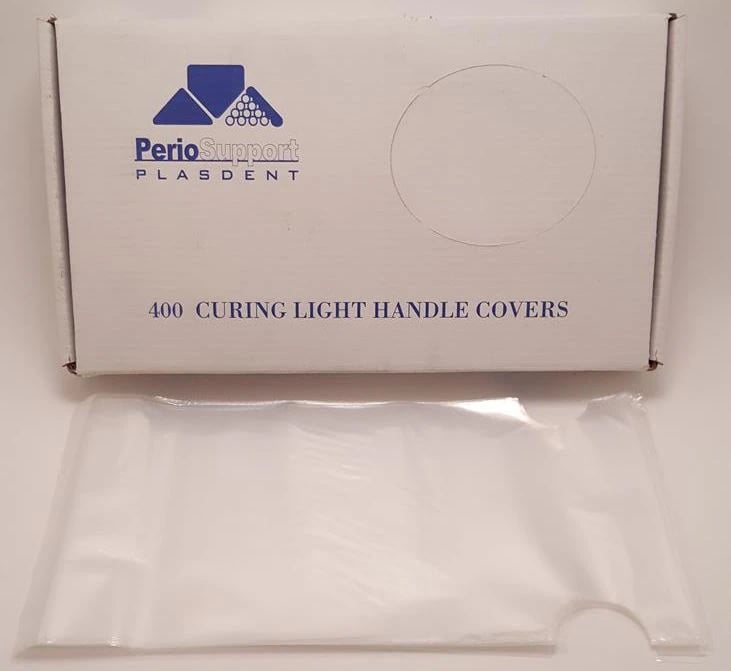 Plasdent Curing Light Sleeve Handle Covers, 5" x 10", Clear, 400/Box, PS4550
