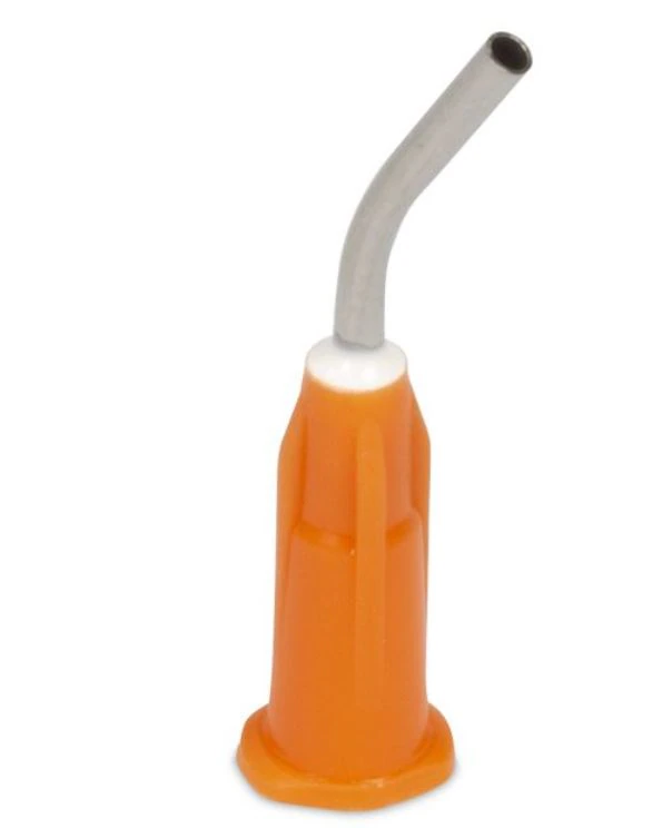 DenMat Bio-Cap Syringe Tips, 15-Gauge, Orange, 20/Pkg, 030007131
