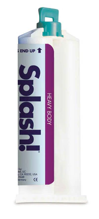 Splash! Half-Time Set Extra-Lite Body VPS Impression Material, Wild Berry Scent, 48 mL Cartridges, 8/Box, No Tips, SPD1591