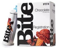 Chocolate Bite Rigid Bite Registration Vinylpolysiloxane, Slow Set, 48 mL Cartridge Refill, Unflavored, 2/Package