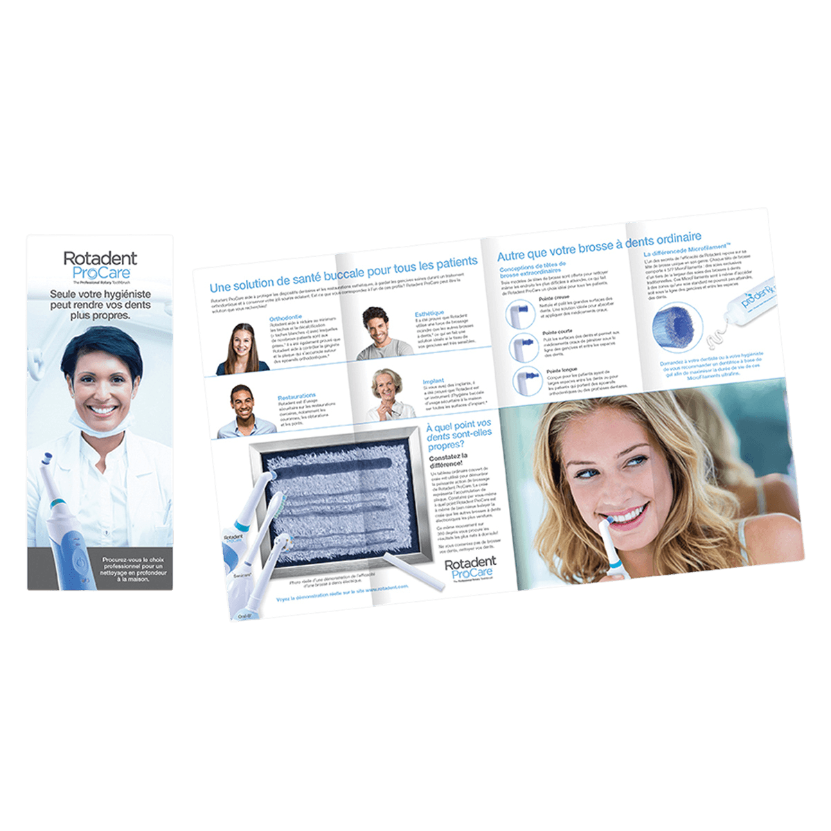 Rotadent ProCare Patient Brochure, Adult, French Language, 25/Package