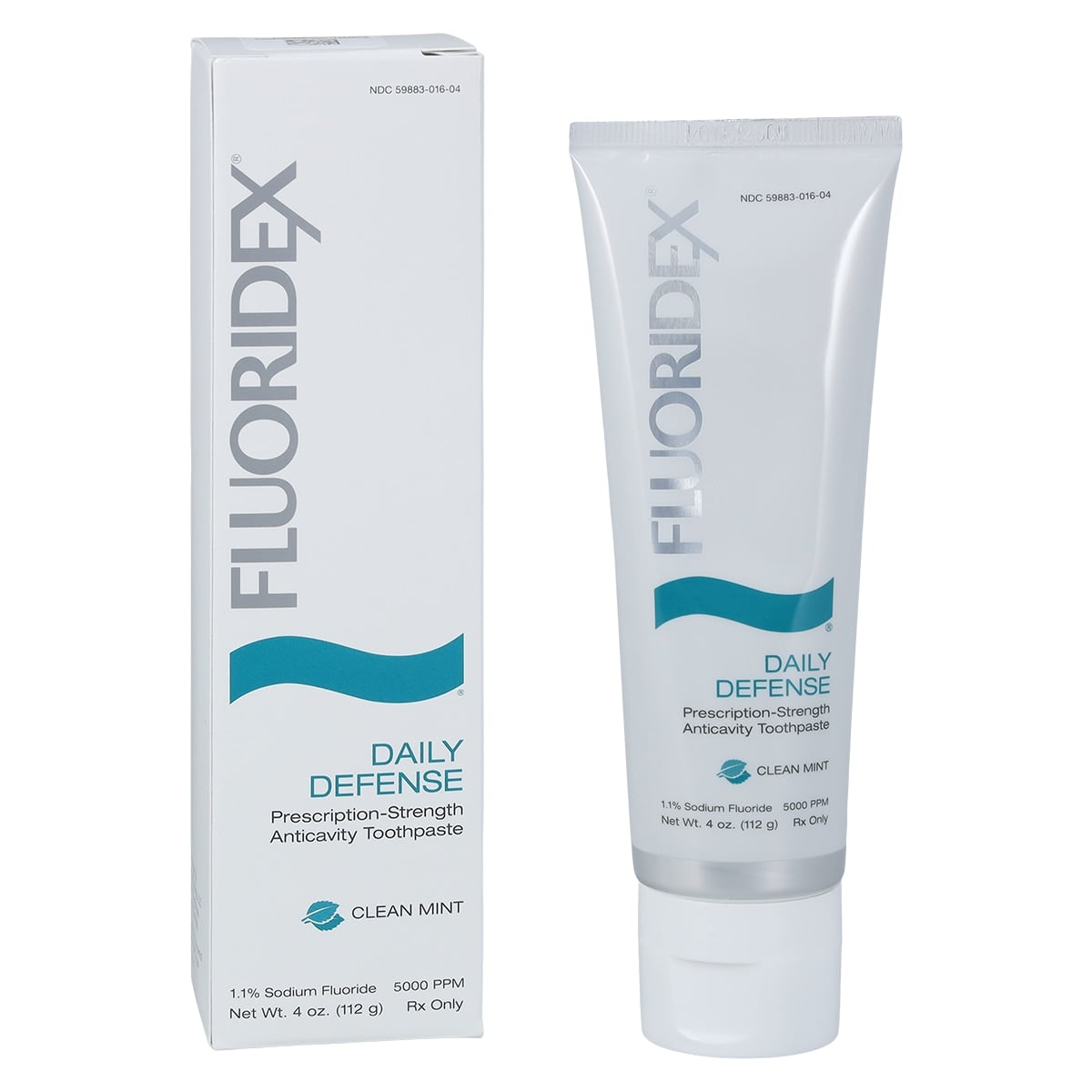 Fluoridex Daily Defense Toothpaste, 1.1% Neutral Sodium Fluoride, Clean Mint, 4 oz Tube, 6/Pkg, 2260MT6