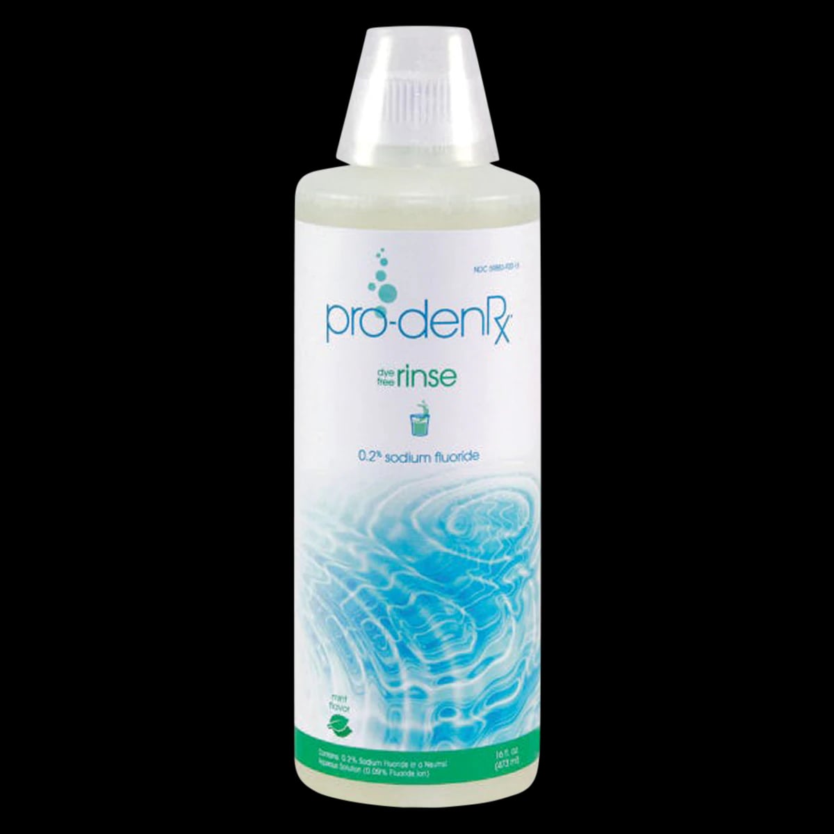 Pro-DenRx 0.2% Neutral Sodium Fluoride Rinse, Mint, Alcohol Free, 16 oz Bottle
