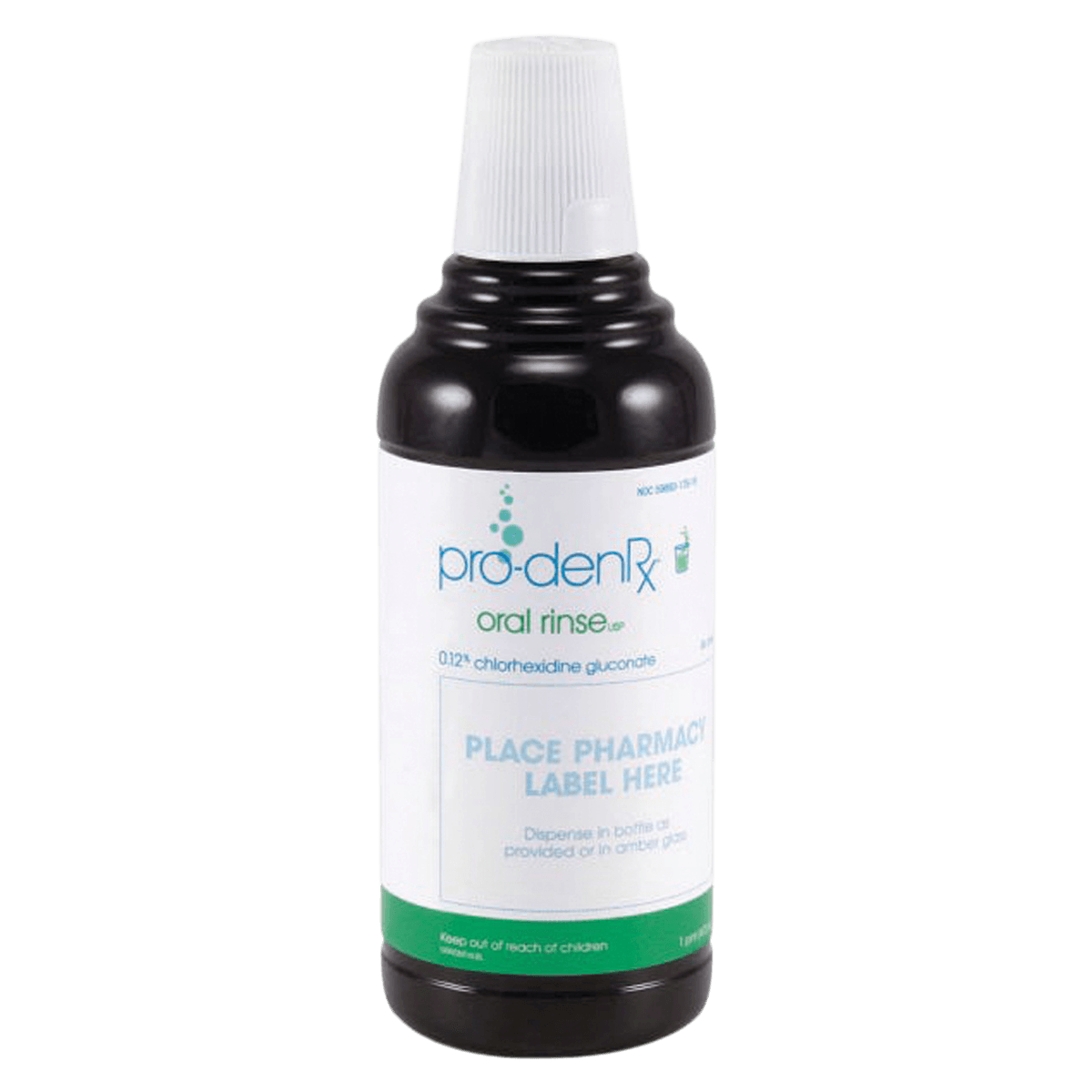 Pro-DenRx 0.12% Chlorhexidine Gluconate Oral Rinse, Mint Flavor, 16 oz Bottle