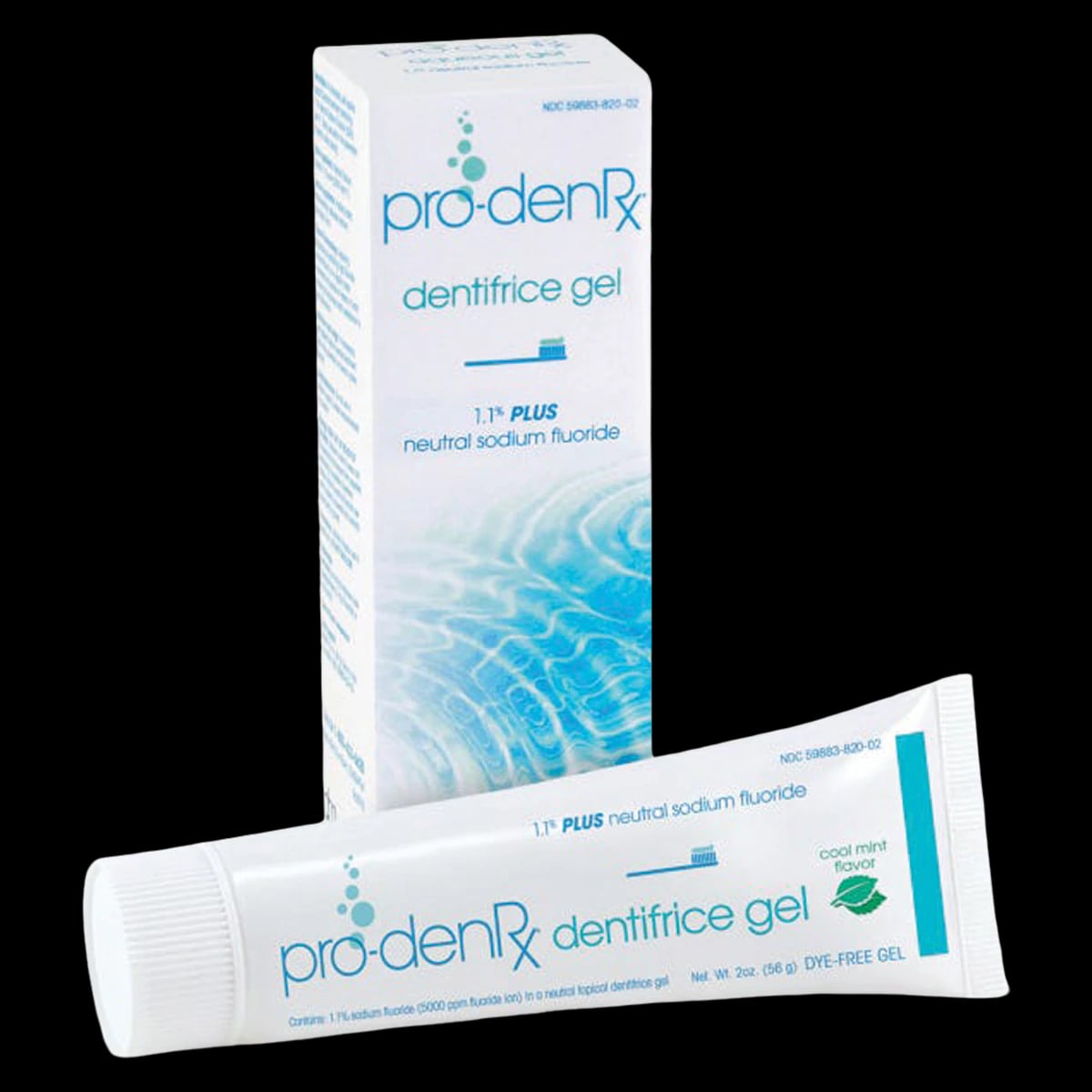 Pro-DenRx 1.1% Neutral Sodium Fluoride Plus Gel, Mint, 2 oz Bottle