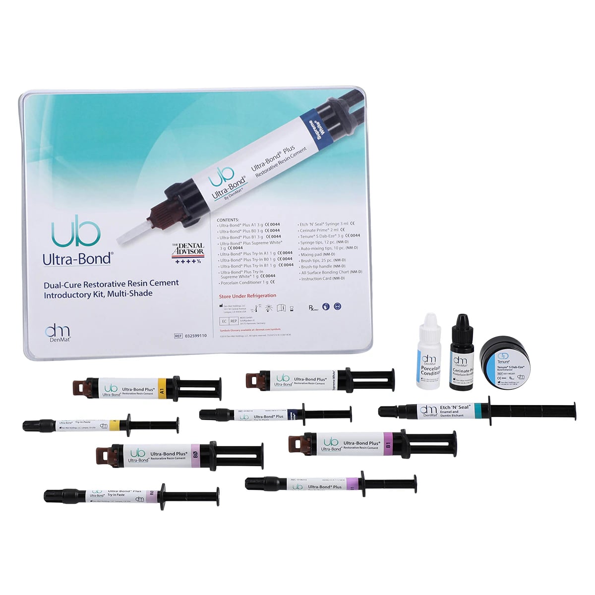 Ultra-Bond® Plus Dual-Cure Restorative Resin Cement, Multi-Shade Intro Kit, 032599110