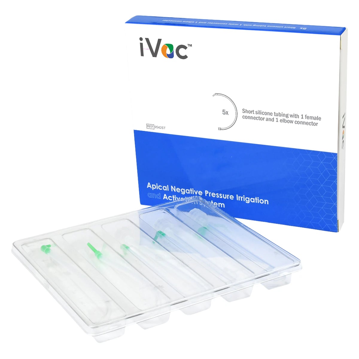 iVac Short Silicone Tubing and Connectors, 5/Pkg, 9542ST