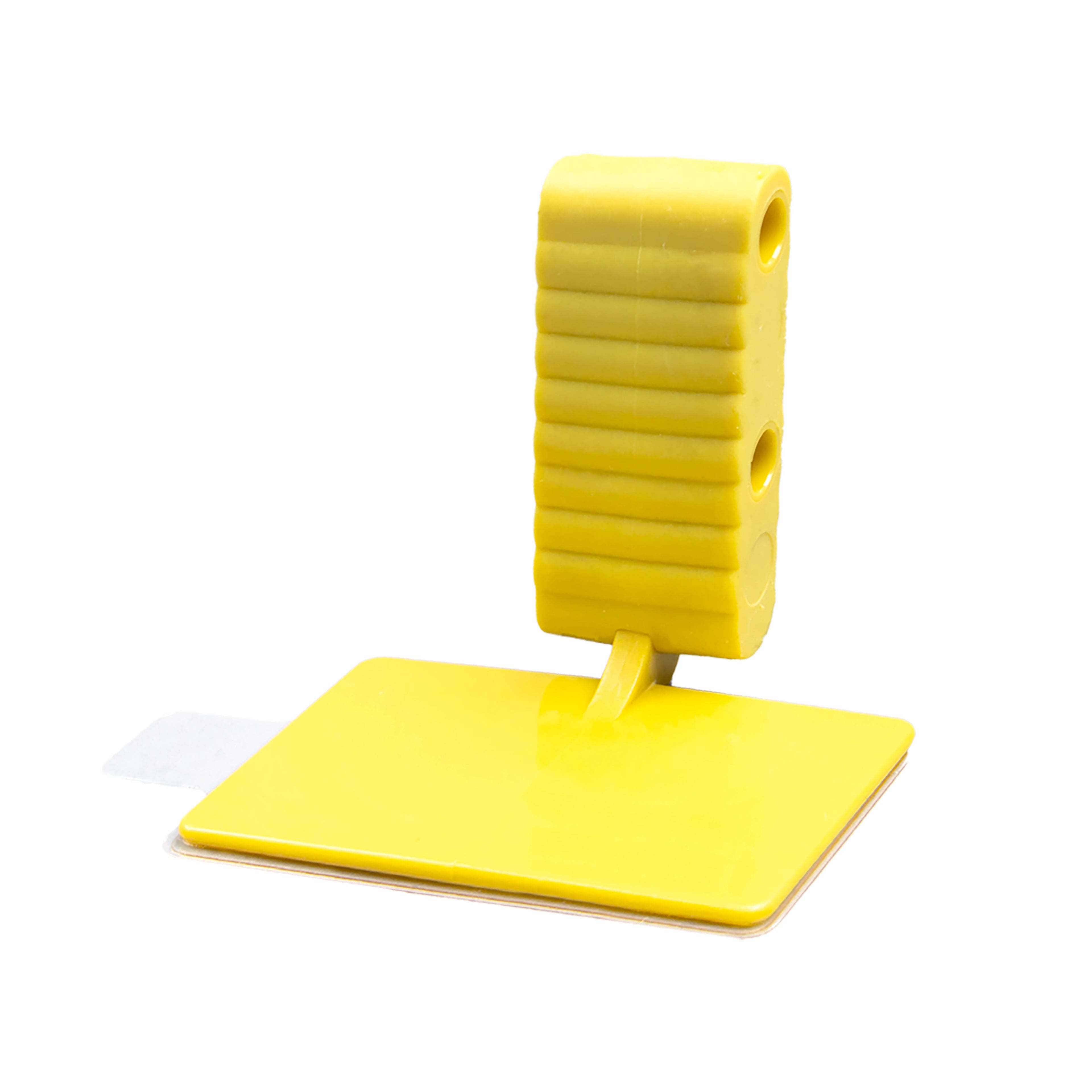 EzAim ComforTab Adhesive Sensor Holder, Posterior, Yellow, 50/Pk, 131125