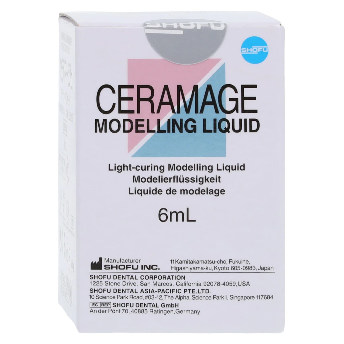 Shofu Ceramage Modeling Liquid, 6 mL Bottle