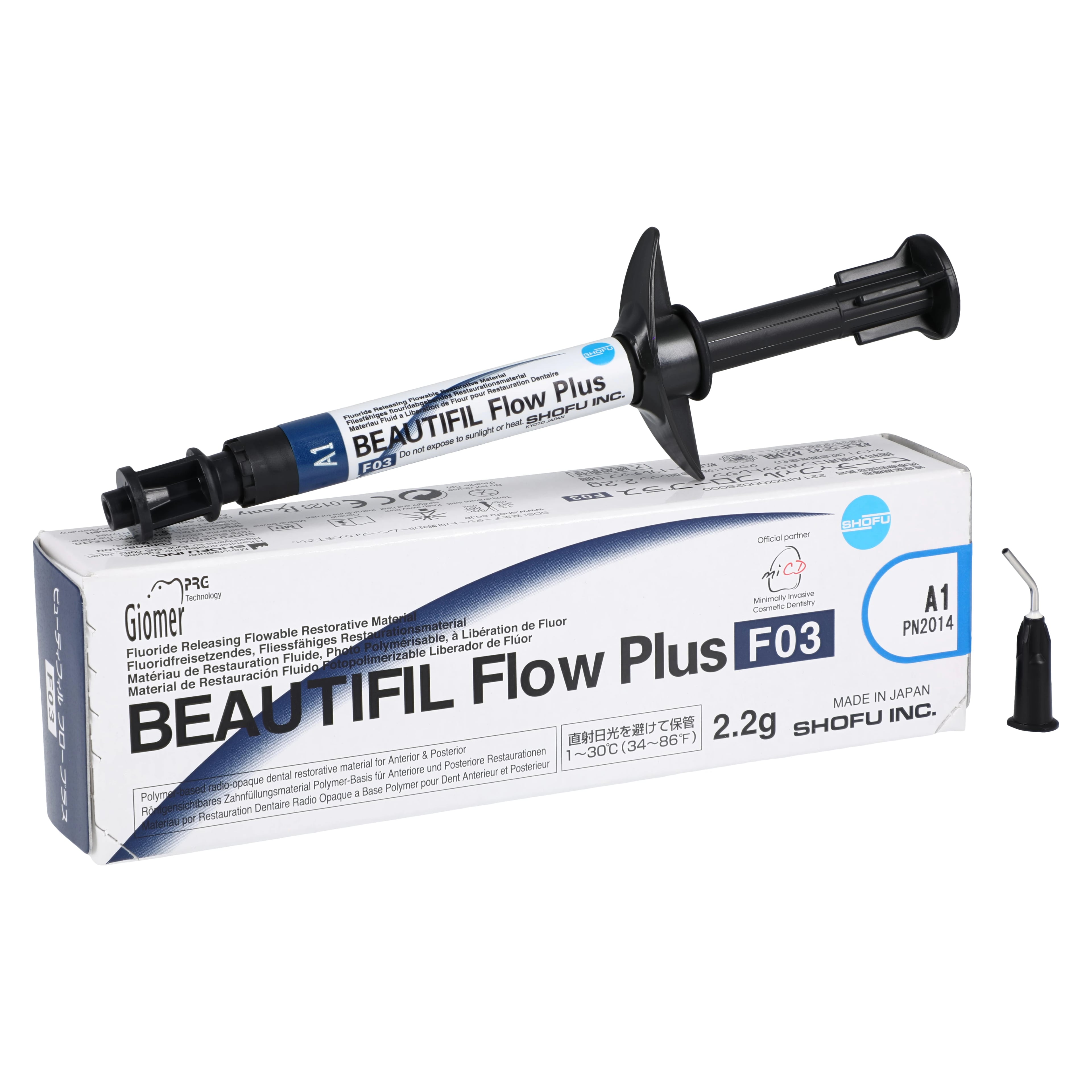Beautifil Flow Plus F03 Low Flow Hybrid Restorative Syringe, Shade A1, 2.2g, Refill, 2014