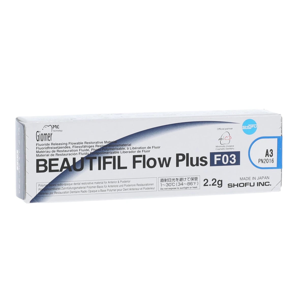 Beautifil Flow Plus Hybrid Composite, Light-Cure, Syringe Refill, F03 Low Flow, 2.2 g, Shade A3, 1/Pk, 2016