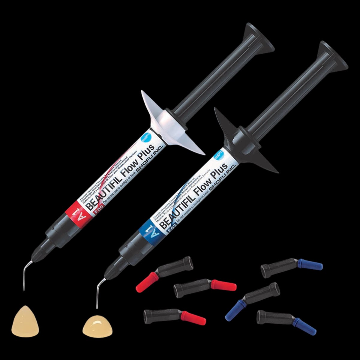 Beautifil Flow Plus Hybrid Composite, Light-Cure, Tips Refill, F03, 0.21 g, A2O, 20/Pk, 2229