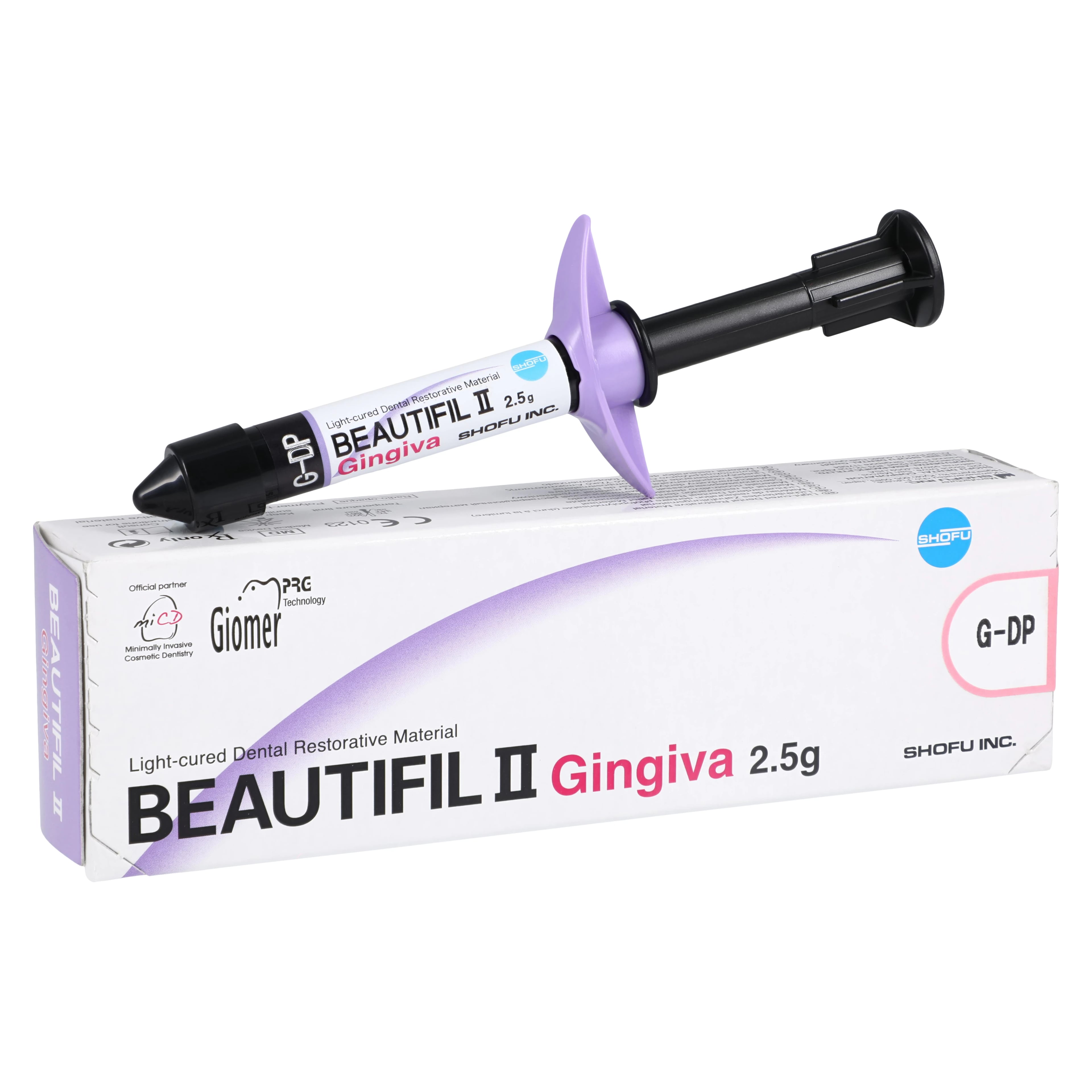 Beautifil II Gingiva Light-Cure Composite, Syringe Refill, Universal Viscosity, 2.5 g, G-Dark Pink, 1/Pk, Y2257