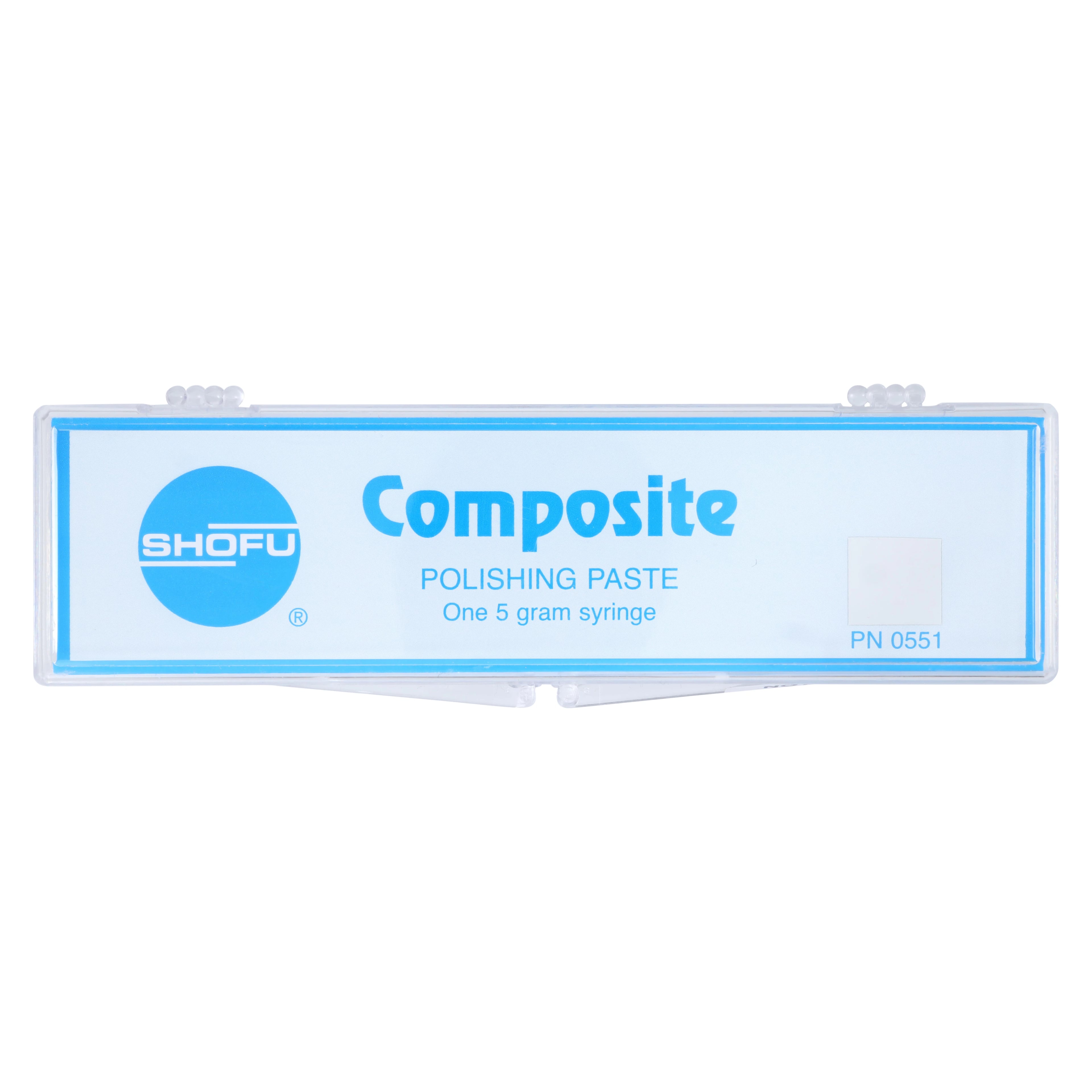 Shofu CompoSite Polishing Paste, 5 g Syringe, Submicron Aluminum Oxide, #0551