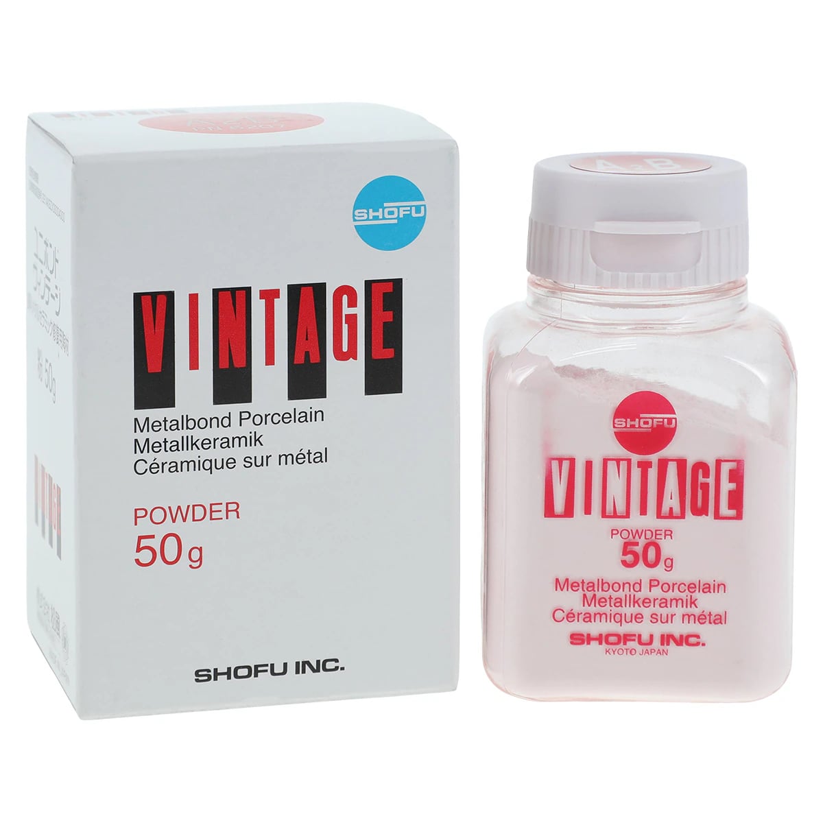 Shofu Vintage Body Porcelain Powder, Shade A2B, 50g