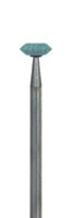 Shofu Dura-Green Silicon Carbide Finishing Stone, HP Straight Handpiece, Knife Edge KN5, ISO #060, Green, 12/Pkg