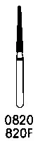 Robot Diamond Points FG, Friction Grip, Fine, Flat End Cylinder, 10.0 mm, 173-015F, 6/Pk