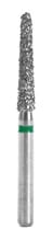 Shofu Robot Diamond Point, FG, Tapered Cylinder Round End, Coarse (Green), 1.8 mm, 9.0 mm, 835C-1