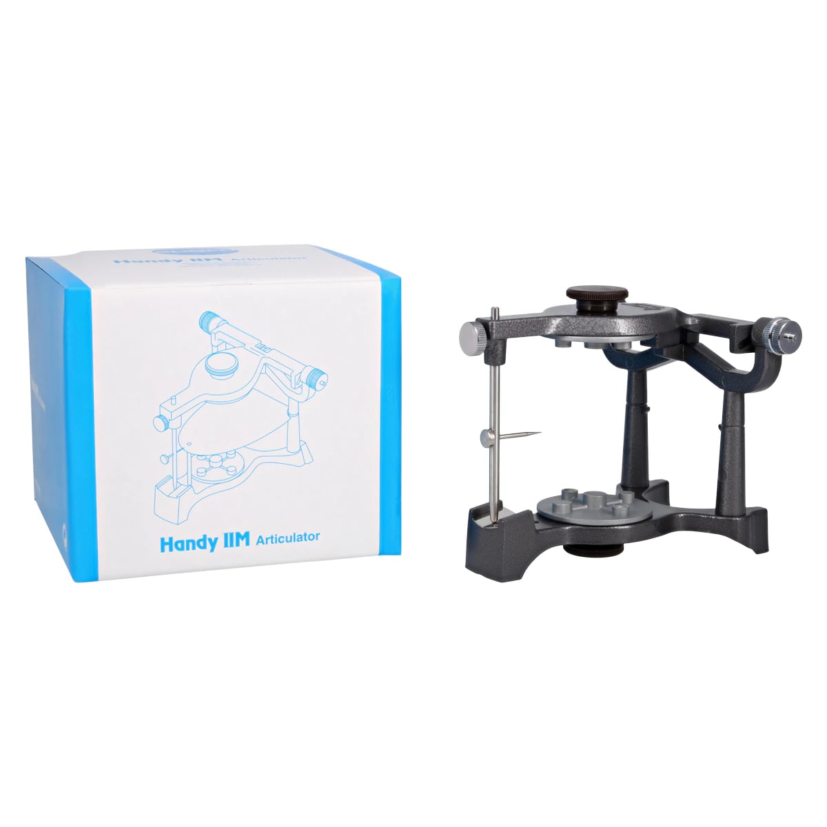 Handy IIM Articulator without Occlusal Plate, Metal Mounting Plates, Incisal, 5070
