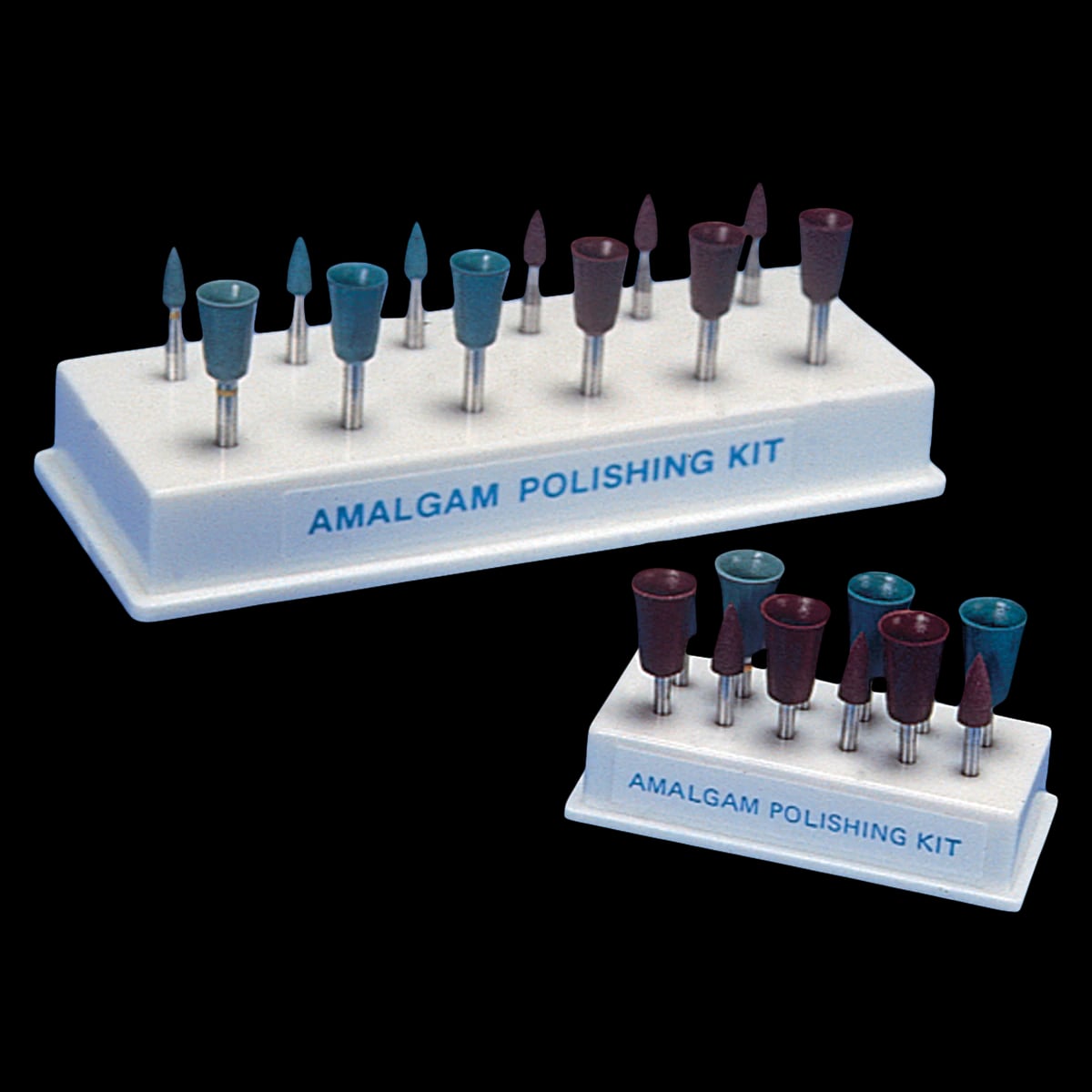 Shofu Amalgam Polishing Classic Plastic Kit, FG (Friction Grip), 12 Pieces
