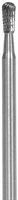 Robot Carbide Cutter Bur HP, Crosscut 14/12 Blade, #77E, 2.3 mm Diameter, 5.0 mm Length, 1/Pkg, SH77E-023