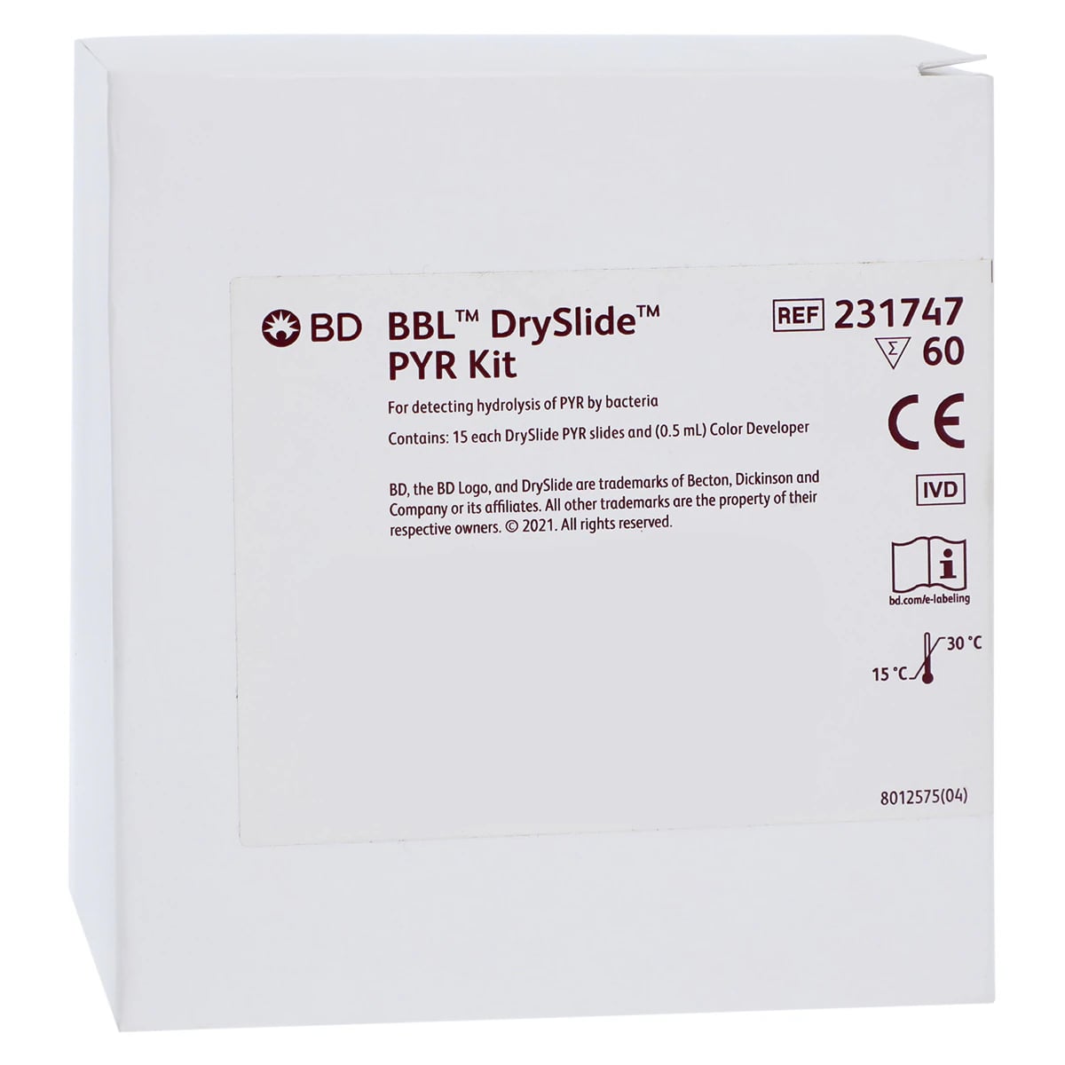 BD BBL DrySlide PYR Kit
