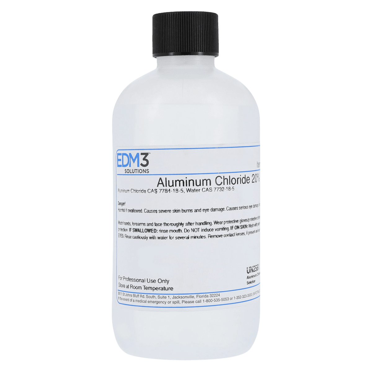 Aluminum Chloride 20% Reagent Solution, 8 oz Bottle
