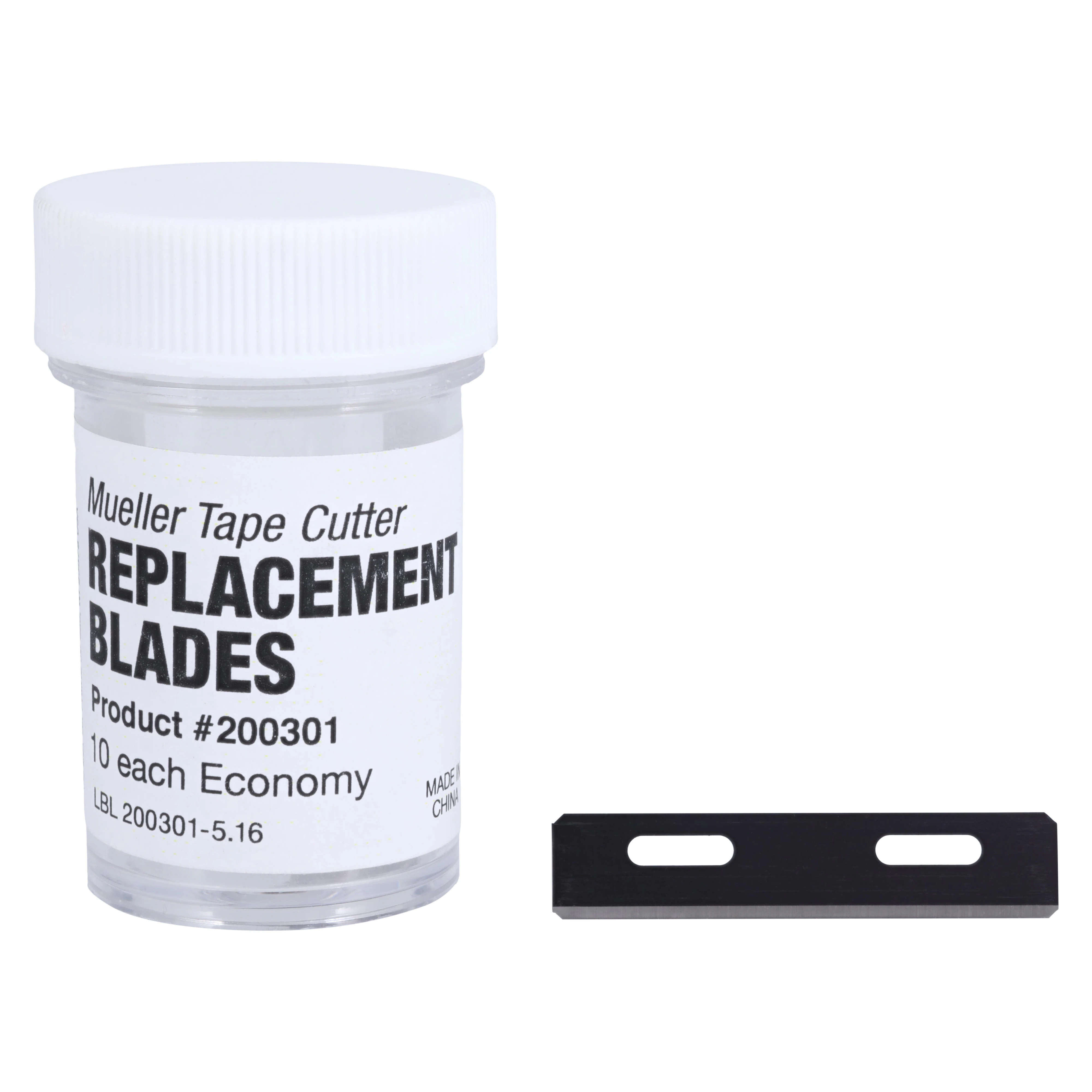 Mueller Sports Medicine Tape Cutter Replacement Blade, Standard, Disposable, 10/Pack