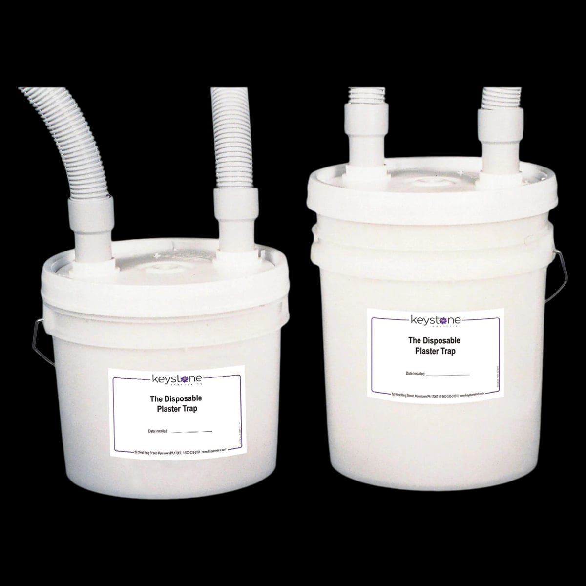 Keystone Dispos-A-Trap Complete, 3-1/2 Gallon Disposable Plaster Trap, Translucent, 1/Pack