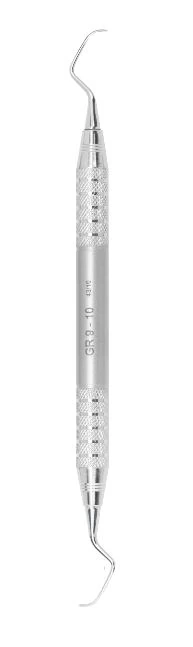 A. Titan Instruments Gracey Curette 9/10, Double-Ended, Short, Life Steel Handle, 440A Stainless Steel, 1 Each