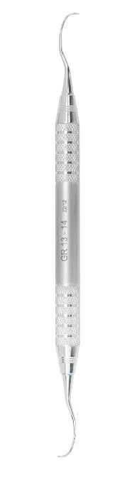 A. Titan Instruments Gracey 13/14 Curette, Double End, Short, Stainless Steel, 1 Each