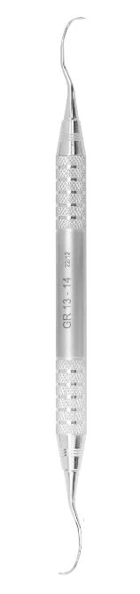 A. Titan Instruments Gracey 13/14 Curette, Double-Ended, Long Life Stainless Steel Handle, #6 Size, 1/Pk