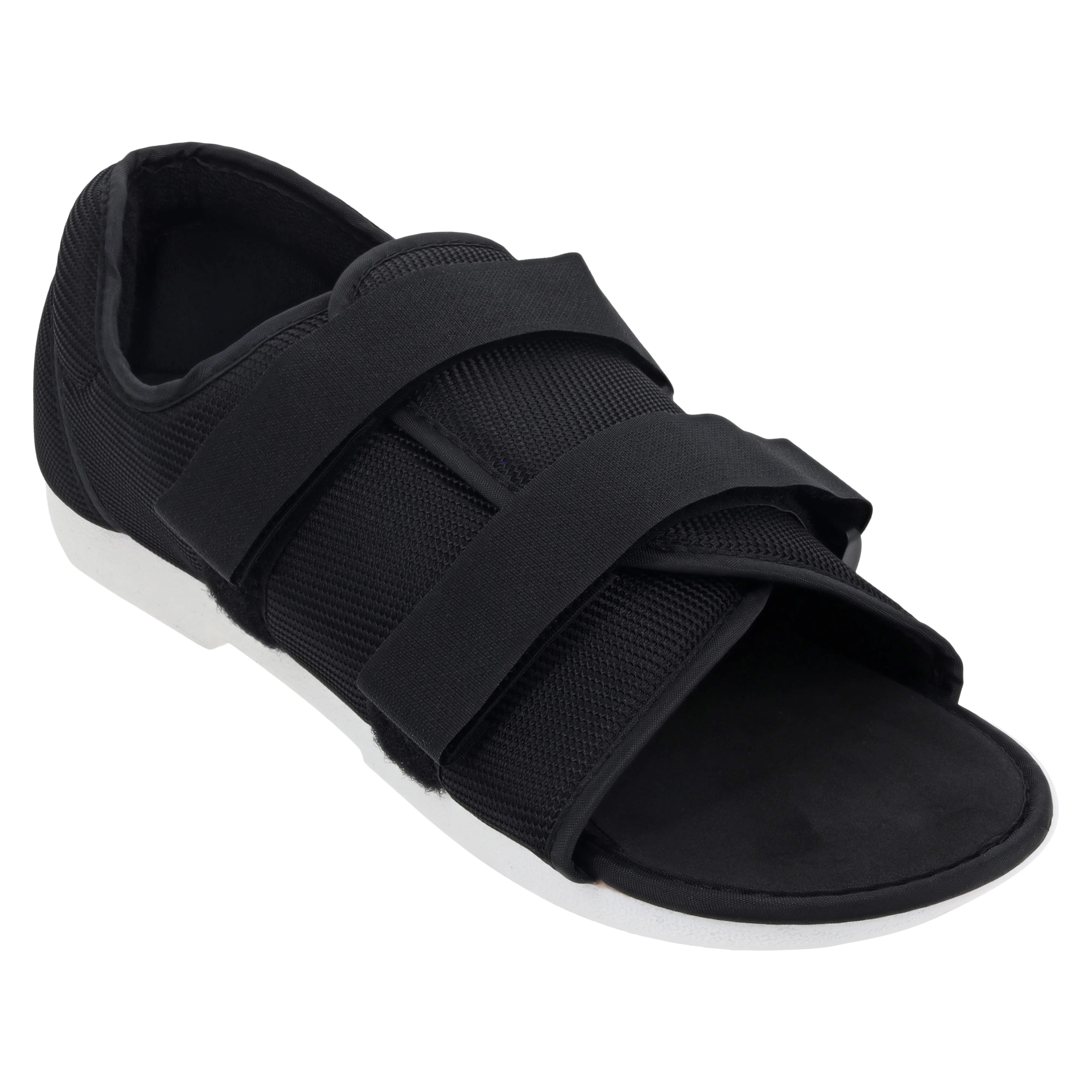 Procare Medical/Surgical Shoe, Adult Foam Mesh Upper, Black, Medium (Men's 9-11)