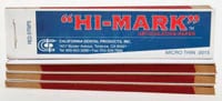 Hi-Mark Articulating Strip Red, Micro Thin 38 Microns, 1 in x 4 in, 4/Booklet