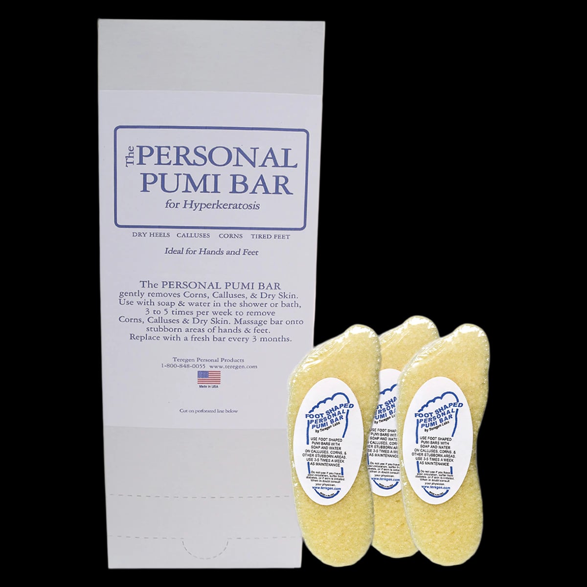 Teregen Labs Foot Shape Pumi Bar Personal Foot Pumice