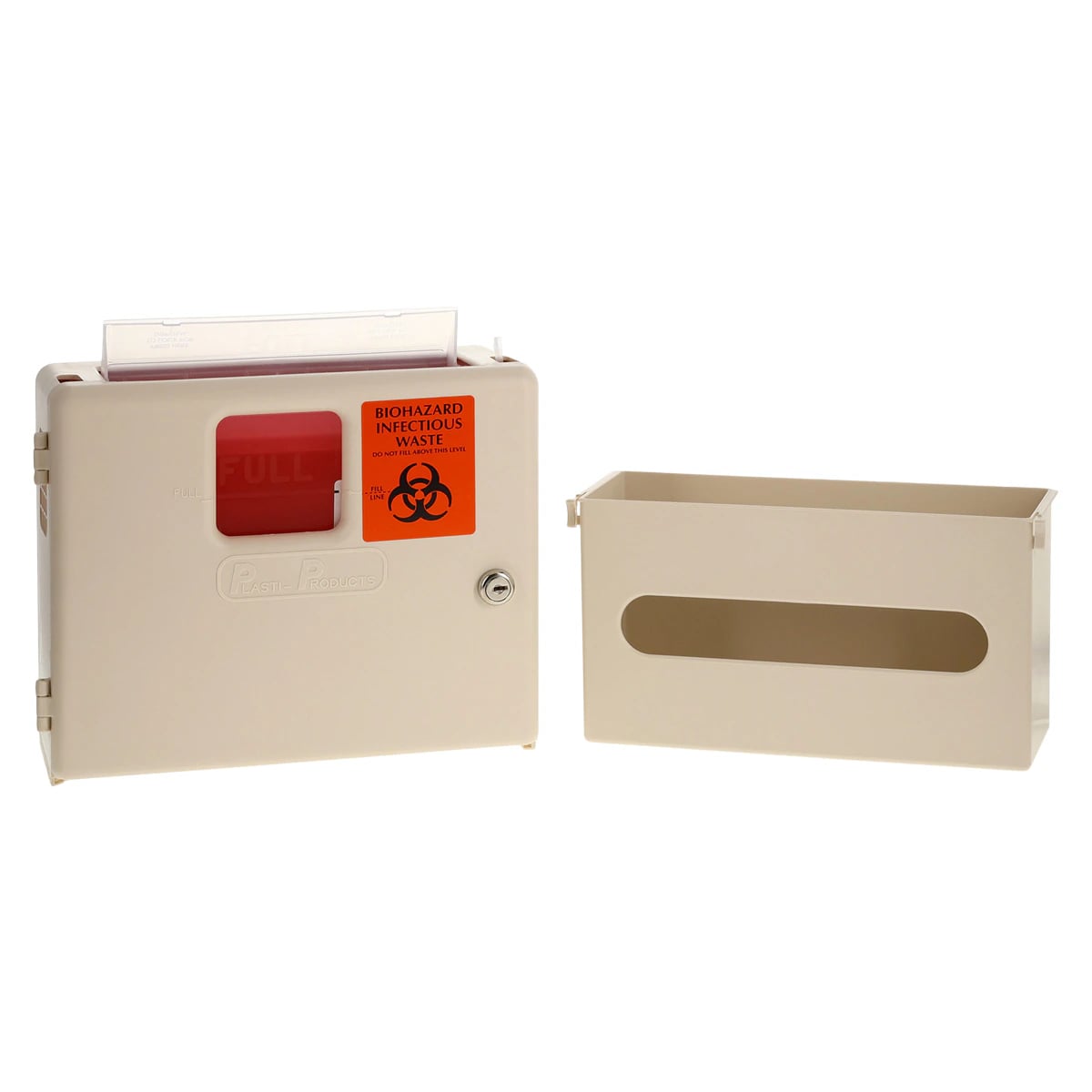 Bemis Healthcare Glove Box/Sharps Wall Holder, Plastic, Single