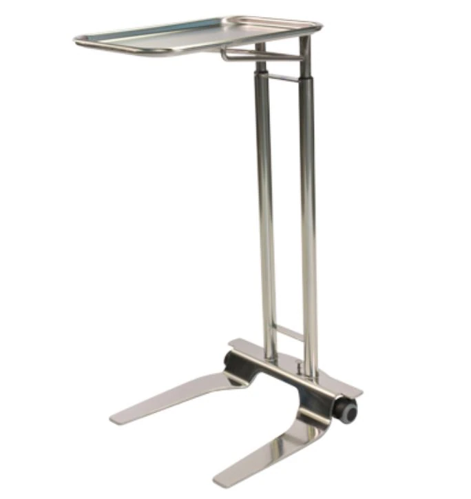 Pedigo Surgical Mayo Stand, 3 Wheels, 50 lb Capacity, 2" Casters
