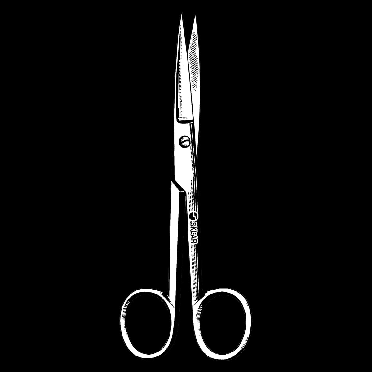 Sklar Operating Scissors, Straight, 6-1/2", Stainless Steel, Non-Sterile, Reusable