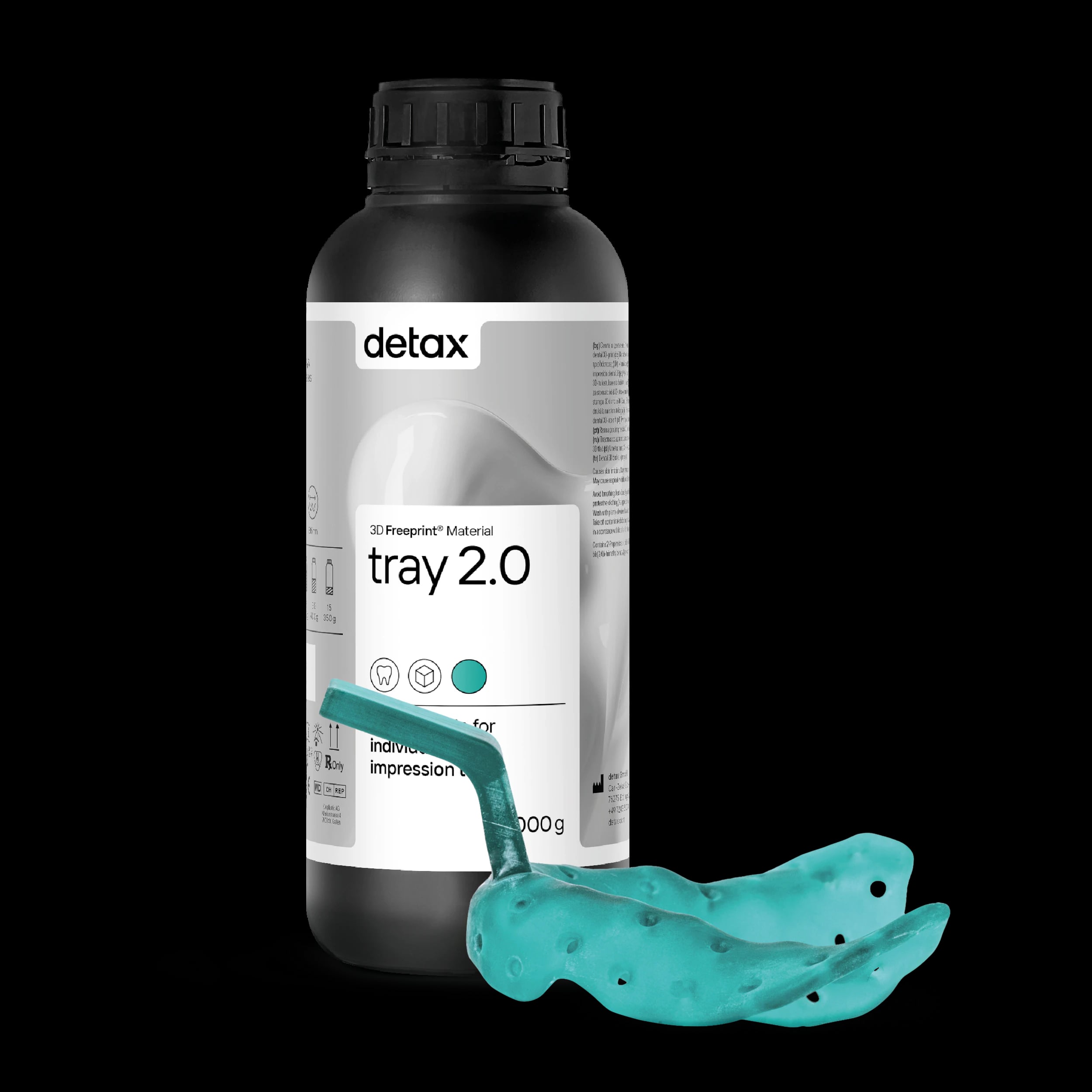 FREEPRINT® Tray 2.0 385 3D Printer Resin, 1000g/Bottle