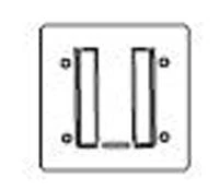 Bemis Canister Wall Plate, 4-1/2" x 4-1/2", 12/Case