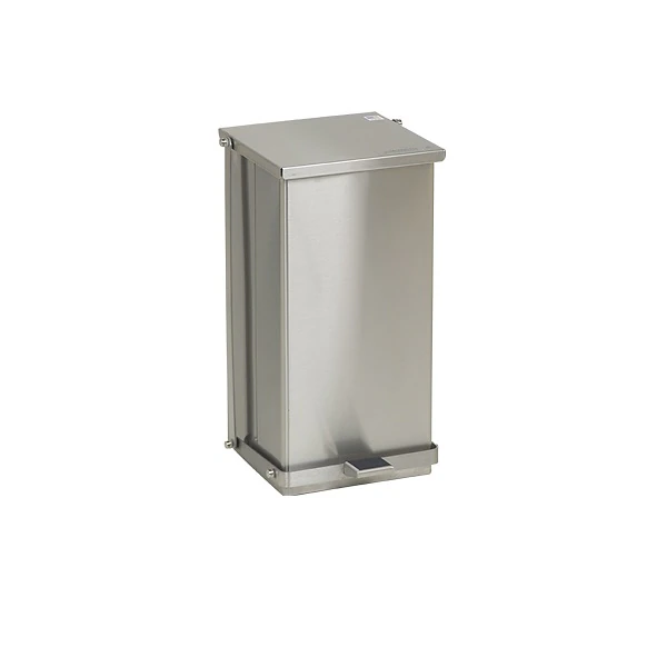Detecto Step-On Can, Stainless Steel, Square, 01KT0J07MXHHBD50CDQR2Q21R0